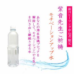 【375】紫音先生ご祈祷天然水「モチベーションアップ水」500ml 12本セット