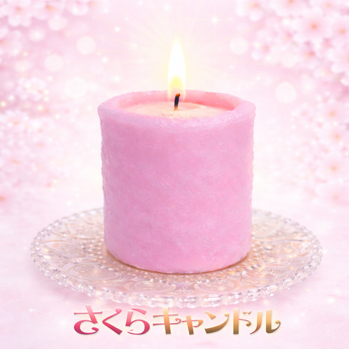 【701】紫音先生のさくらキャンドル