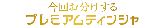 今回お分けするプレミアムティンシャ